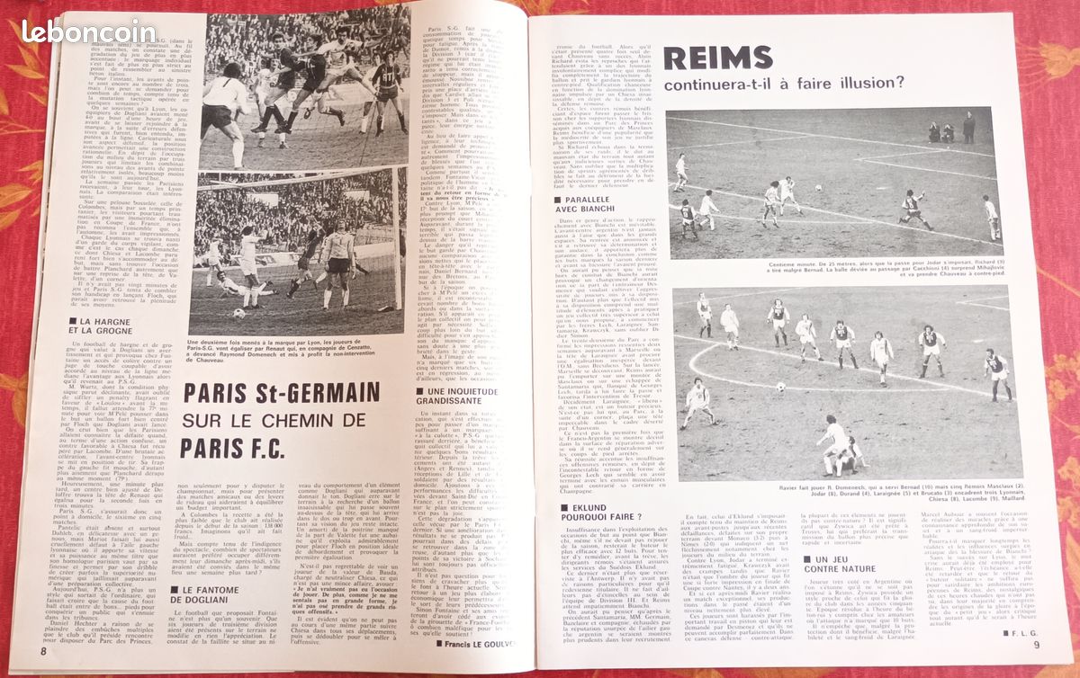 1975 MIROIR DU FOOTBALL n° 246 TOUTES LES EQUIPES