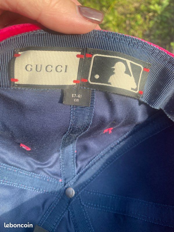 Casquette gucci New York en velours Accessoires Bagagerie