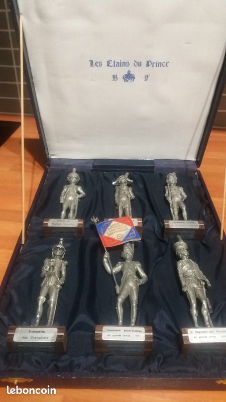 Lot De 4 Maréchaux Napoléon - Figurines En étain - Les Etains Du Prince - Premier Empire