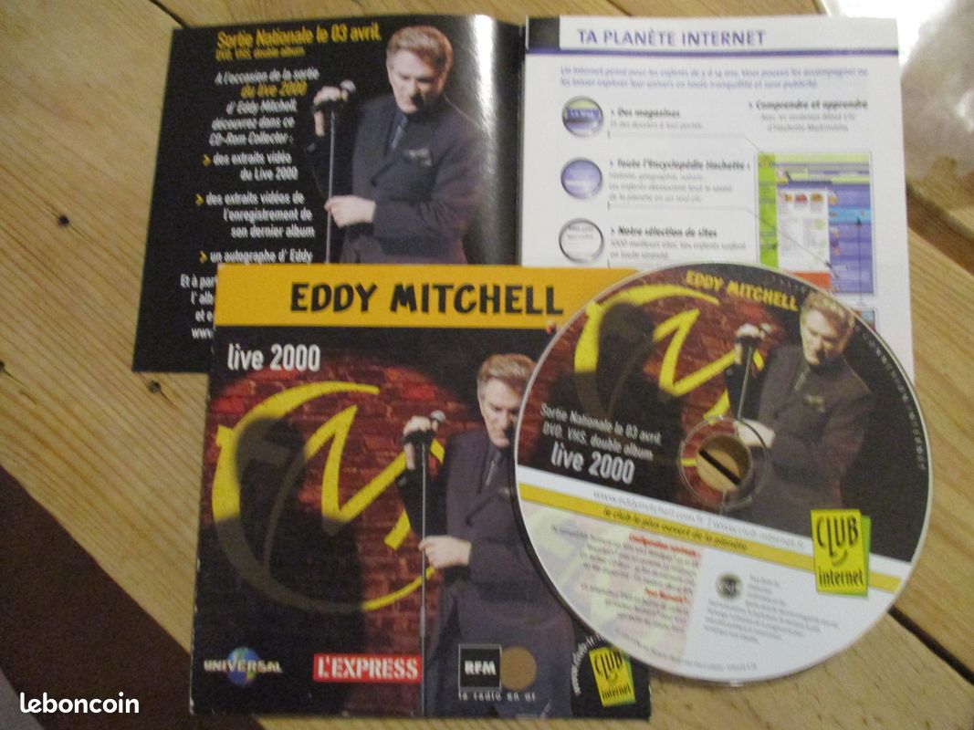 Rare CD ROM collector Eddy Mitchell (PAZ) (image 1)