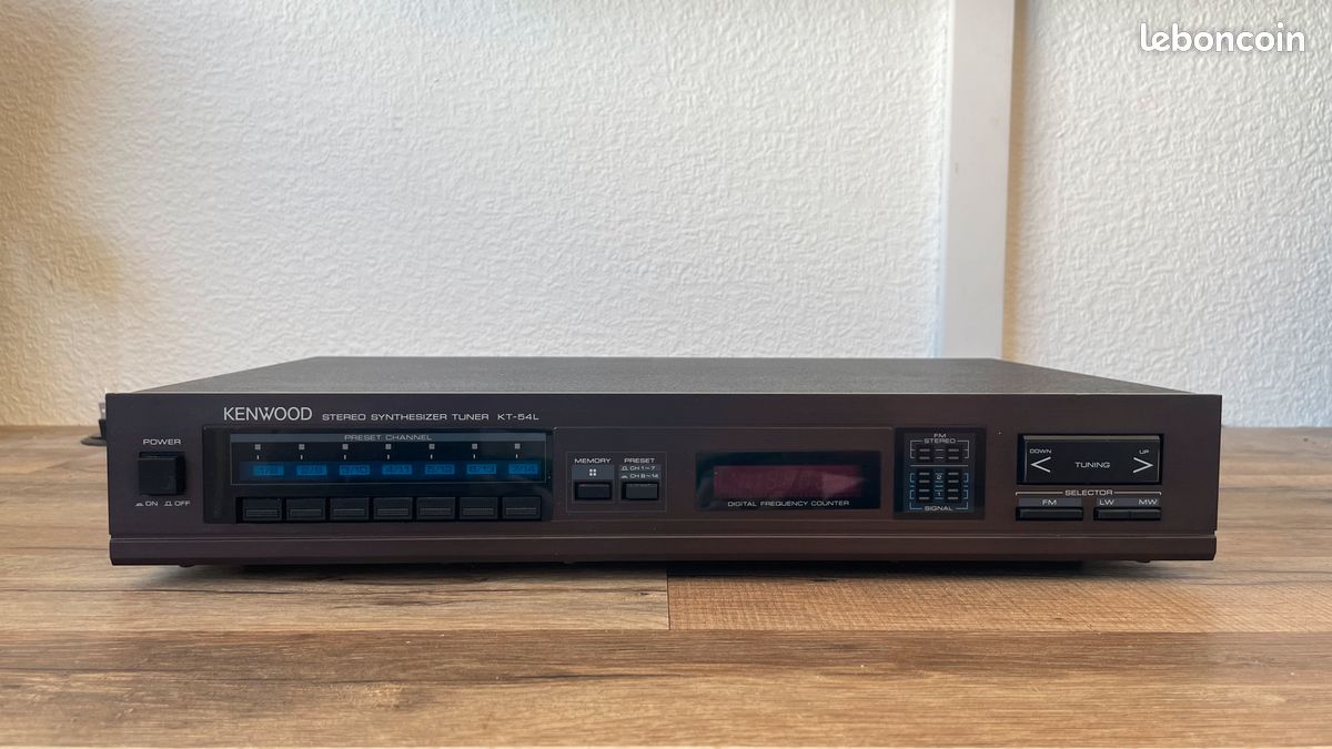 Tuner Audio Kenwood KT-54L - Synthétiseur Stéréo Vintage - Occasion