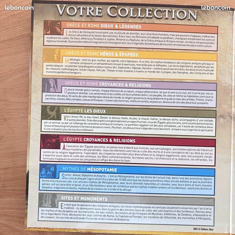 Livre encyclopédie Mythologie (image 2)