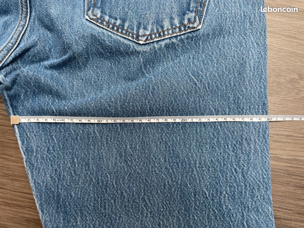 Levi's 501 bleu jean vintage homme button up fly W38 L32 (image 14)