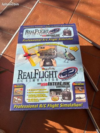 Real Flight RFL2000 Simulateur De Vol RealFlight Evolution Avec Contr Leur Interlink