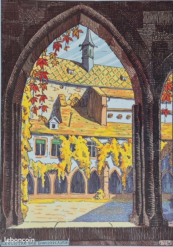 Livre COLMAR EN FRANCE 110 Aquarelles, Dessins, Eaux-Fortes par HANSI - Etat comme NEUF ( Carlos Fischer Alsace Alsatia ) (image 3)