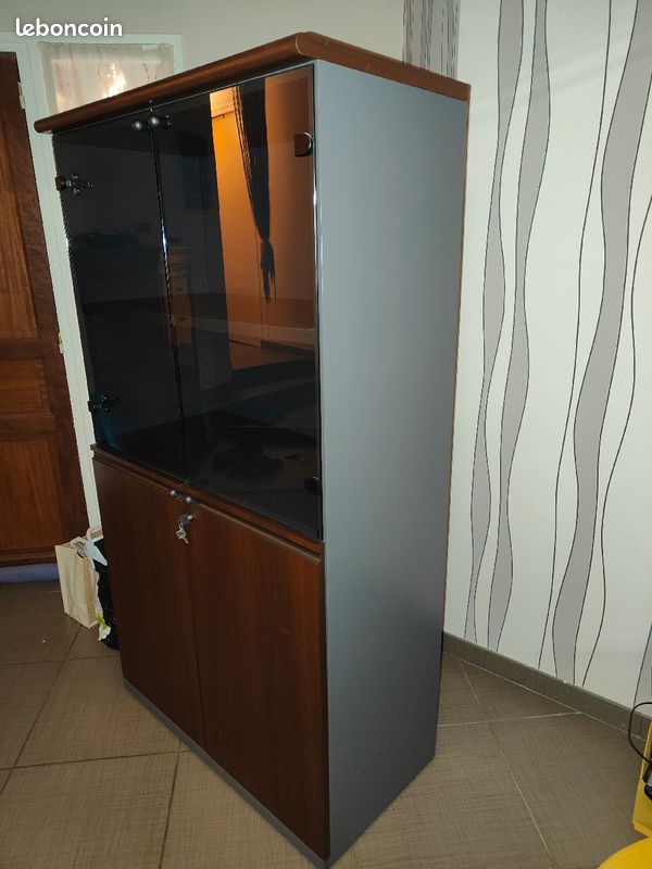Armoire de bureau vitrée (image 7)
