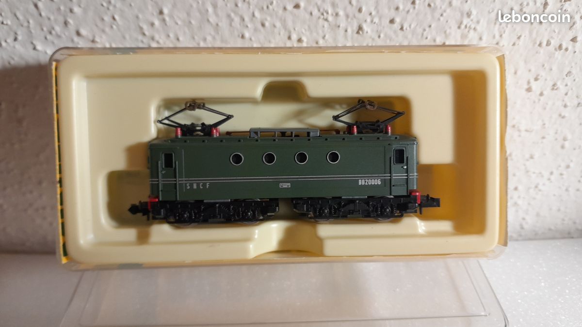 Locomotive électrique SNCF CC-6536 - Minitrix 2084 - Échelle N 1:160 - Analogique - Occasion