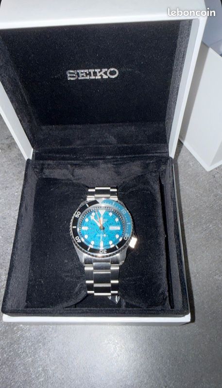 Seiko 5 Sports Time Sonar SRPJ45K1 automatique – boîte/papiers (image 1)