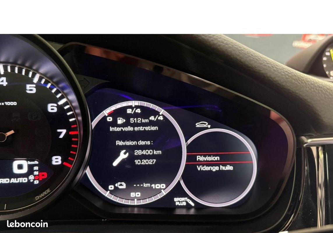 PORSCHE PANAMERA 4 E-Hybrid 2.9i V6 462CH BV PDK 8 - SUREQUIPEE (image 12)