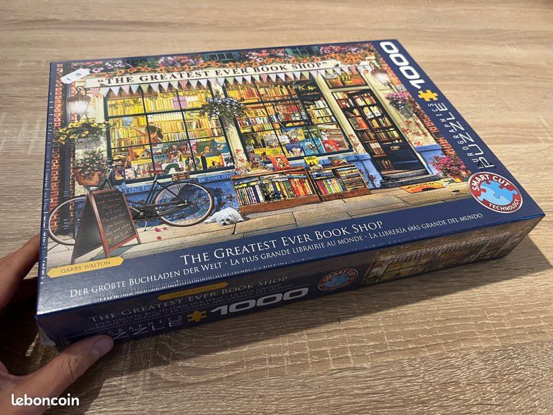 Puzzle Eurographics 1000 pièces « La plus grande librairie du