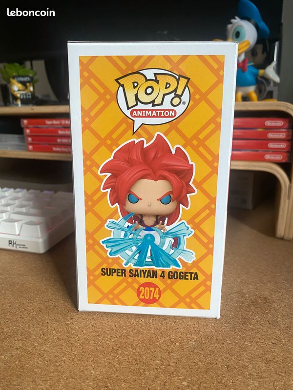 Funko Pop Dragon Ball GT Super Saiyan Gogeta 2074 chase Jeux