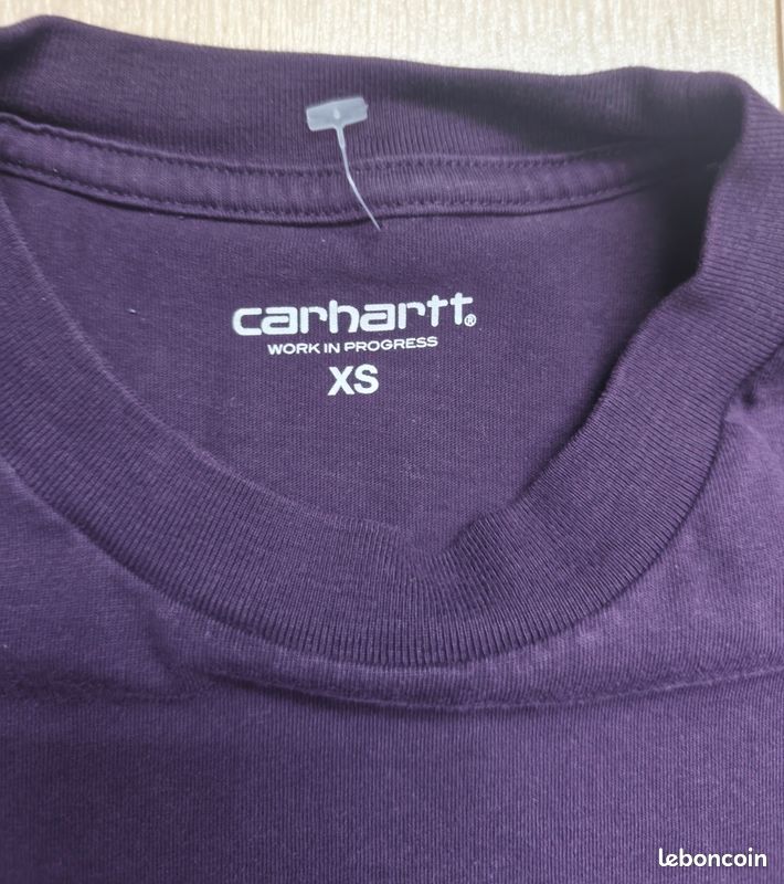 T-shirt tendance CARHARTT violet (image 2)