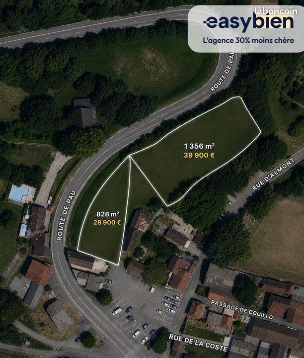 Terrain 1 356 m² Lembeye · 28 900 €
