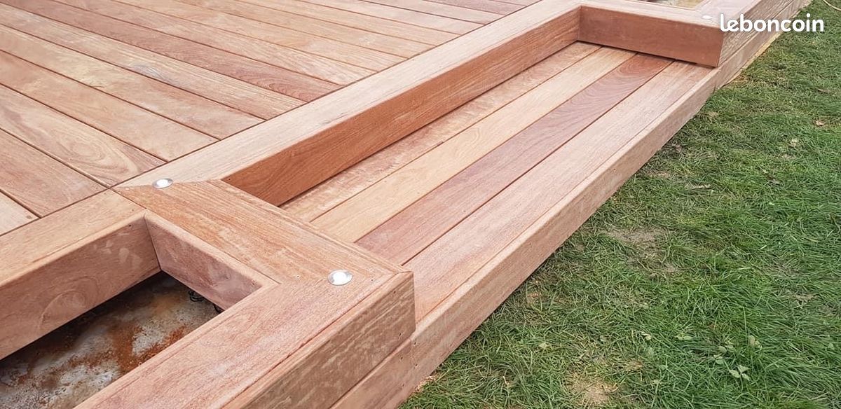 Lame de terrasse en bois exotique cumaru (image 2)