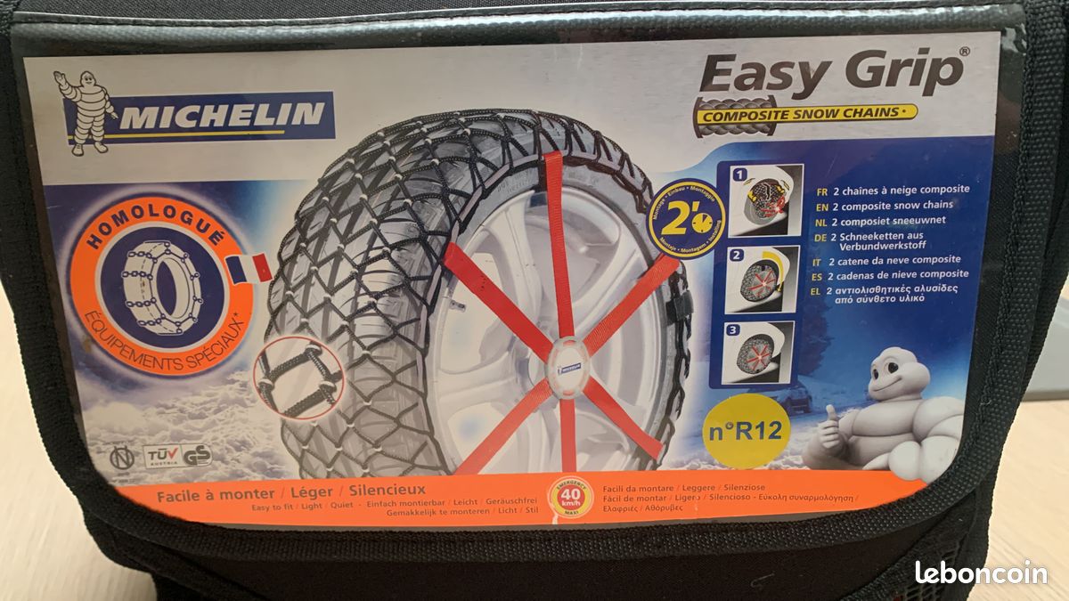 Chaîne neige Michelin Easy Grip R12 - Équipement auto