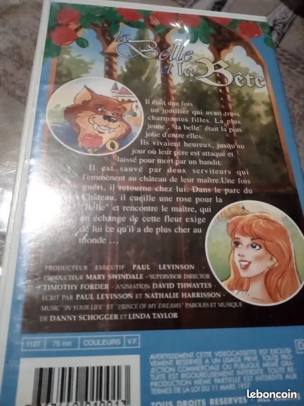 Cassette film la belle et la bête (image 2)