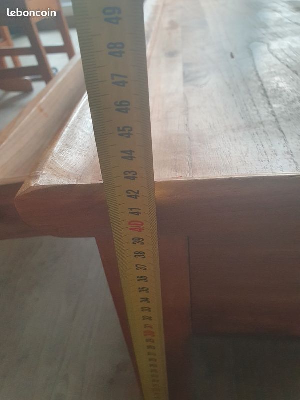 Table basse en Teck 2 tiroirs : Négociation possible (image 6)
