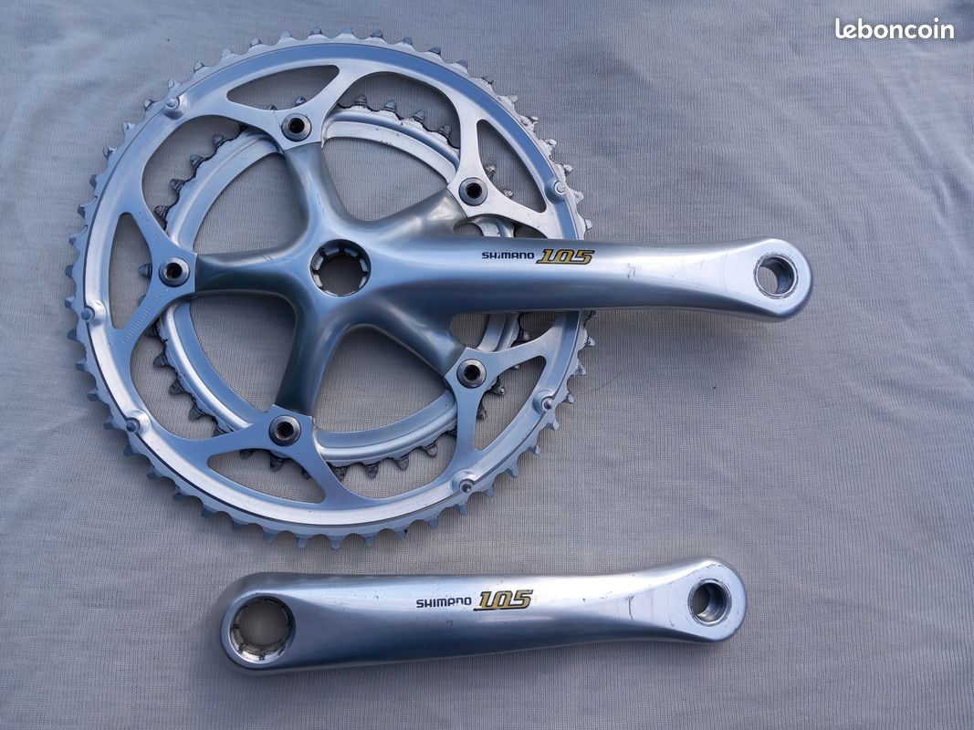 Pédalier Shimano 105 Avec Couronnes Osymétriques – Pour Vélo De Course, Occasion