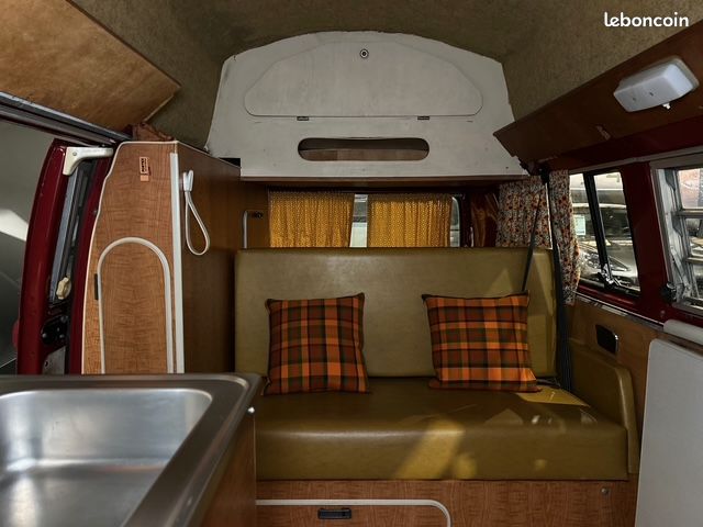 Volkswagen Combi T2 A High Roof 1.6 1600 VASP 5 Places Aménagé 1971 Van t2a t2b Attelage Prêt à Livrer (image 7)