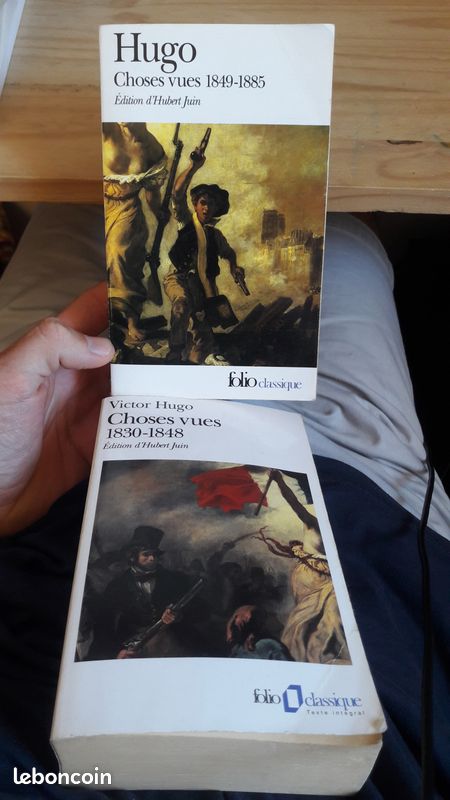 Choses vues 1830-1848 / Choses vues 1849-1885Par Victor Hugo, Hubert Juin (image 1)