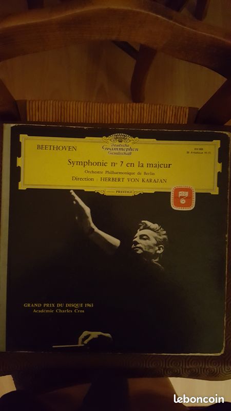 Vinyle Beethoven 7ème Karajan (image 1)