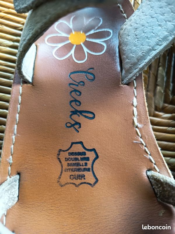 Sandales fille taille 30 cuir (image 3)