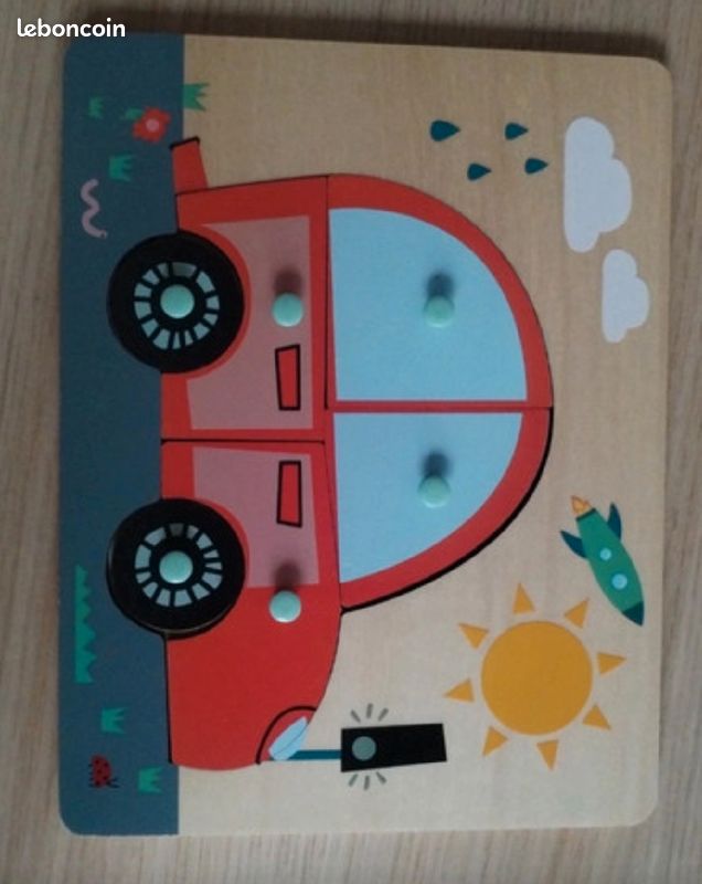 Jeu d'encastrements en bois (image 2)