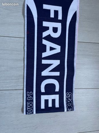 LOT 2 ÉCHARPE équipe de FRANCE football FFF Adidas double-face scarf sciarpa EUR 22,90 - FR