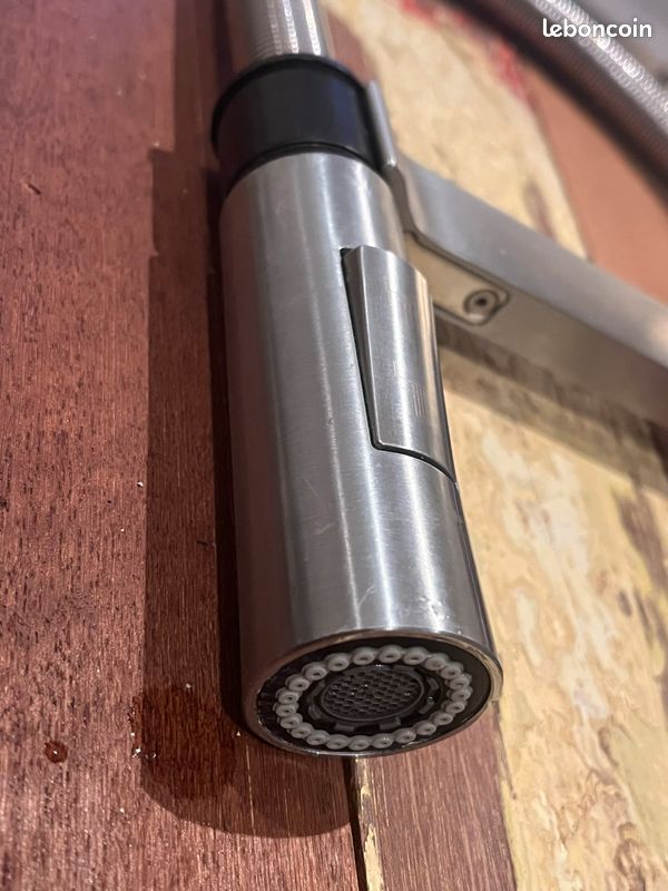 Mitigieur évier Blanco Culina S mini inox + poignée douchette (image 3)