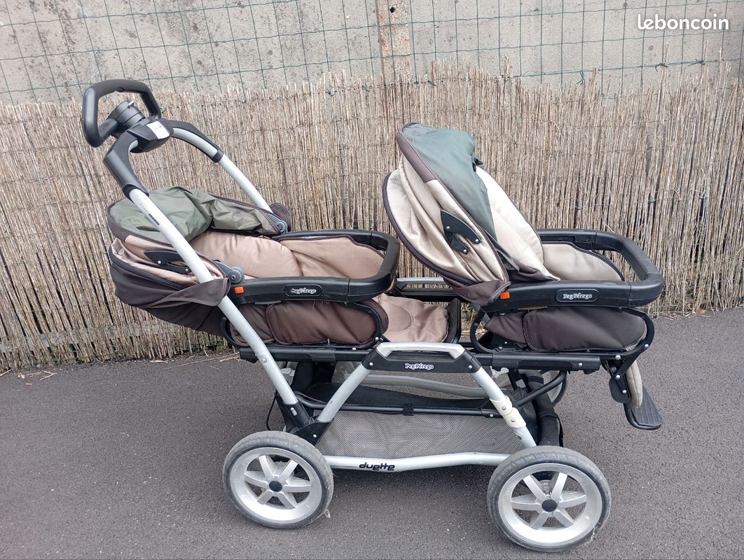 Poussette double peg perego volant Équipement bébé