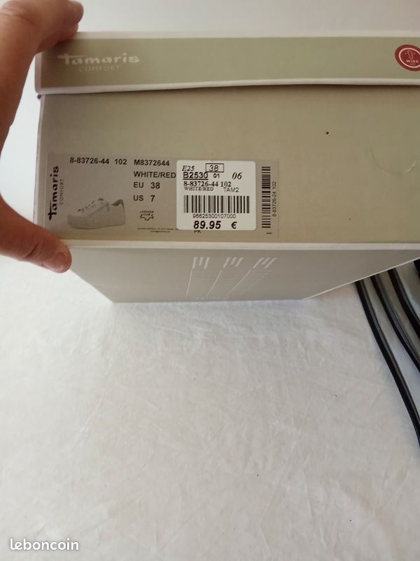 Baskets neuves Tamaris cuir. Aucun envoi (image 6)