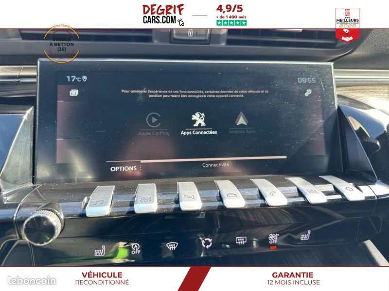 Peugeot 508 SW 1.5 BlueHDi 130 EAT8 GT + CUIR CHAUFFANT ET MASSANT + JANTES 19 + ATTELAGE + FOCAL... (image 32)