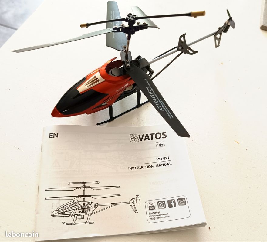 RC Hélicoptère Avatar 2.4GHz 4CH Gyro RTF YD-711 AT-99 – Télécommandé Prêt à Voler