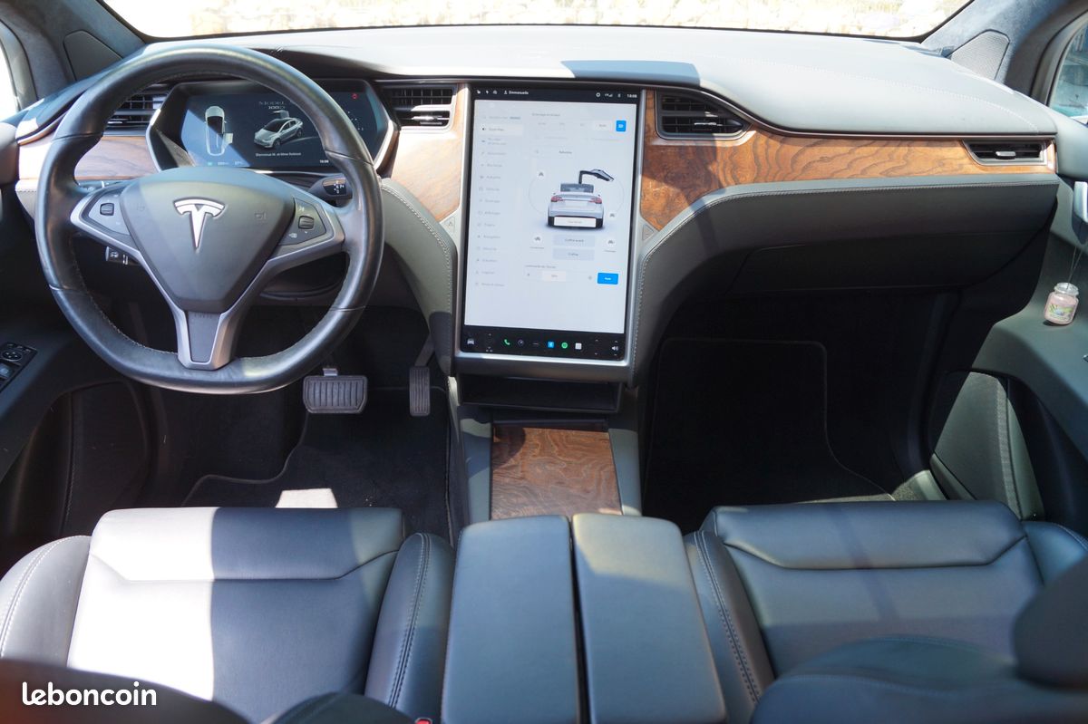 Tesla model-x 100d 422 ch 100kwh 4wd dual-motor bva 5 places + batterie neuve facture tesla (image 3)