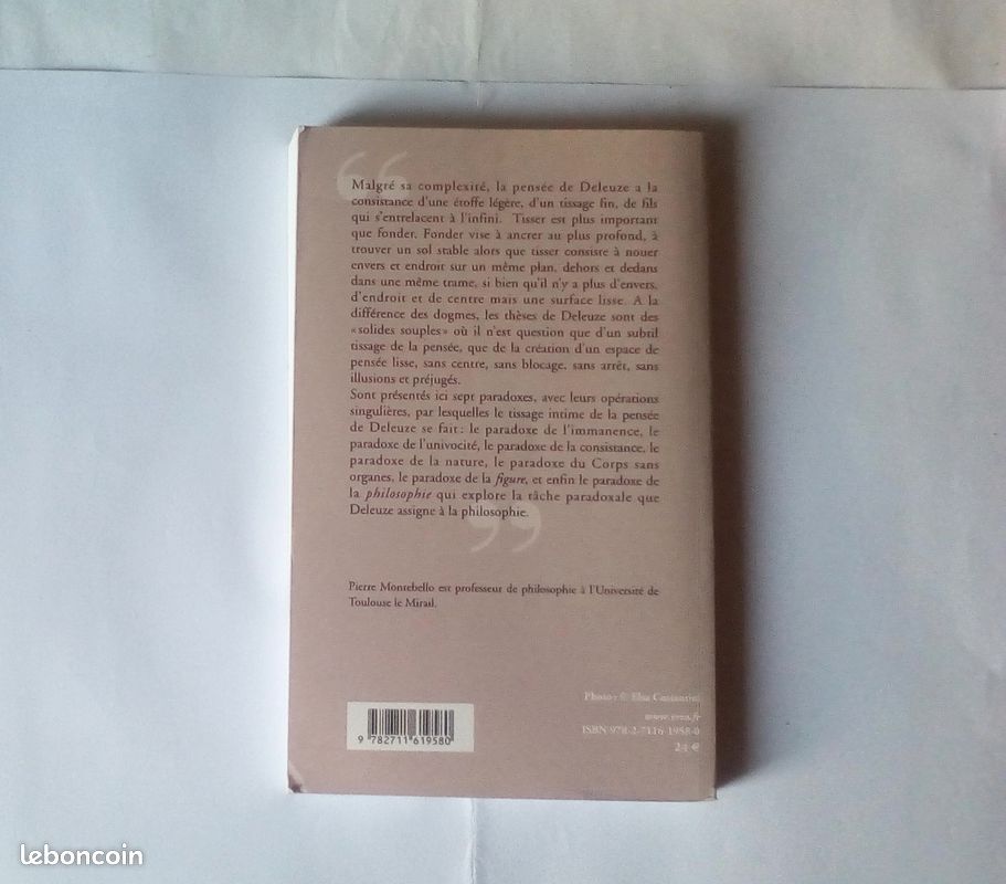 Deleuze la passion de la pensée ( P.Montebello) (image 2)