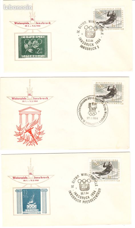 AUTRICHE 50 Schilling Jeux Olympiques d’Innsbruck, saut à ski 1964 fwo