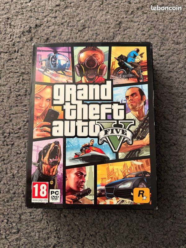 GTA V (Grand Theft Auto V) Sur PC - Édition Collector - Très Bon état