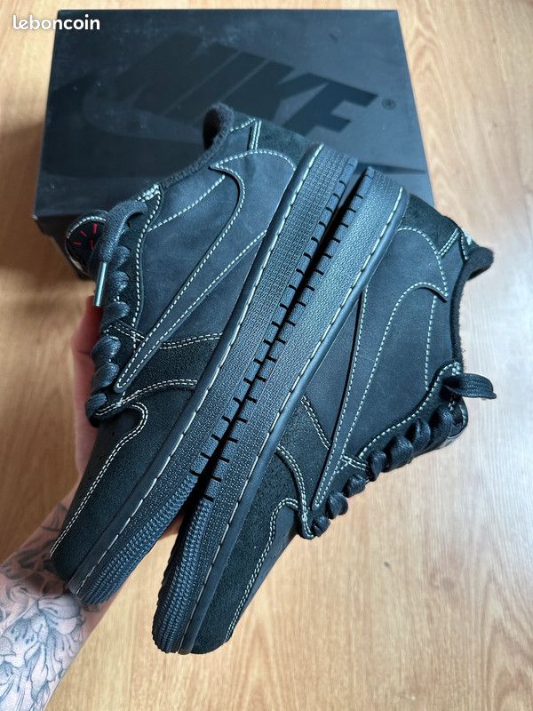 Jordan 1 Retro Low SP Trav·is Sco·tt Black Phantom Chaussure (image 4)