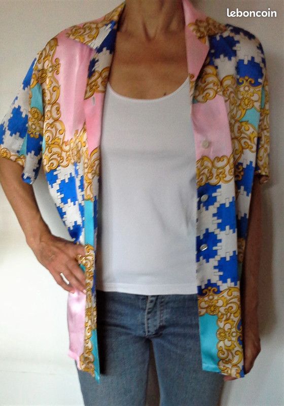 Chemise / chemisier en 100% soie (image 2)