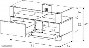 Meuble TV Hifi Sonorous MD 9095 (image 2)