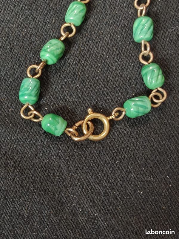 Collier Sautoir Vintage En Perles De Verre Colorées - Bijou Rétro, Longueur +90 Cm