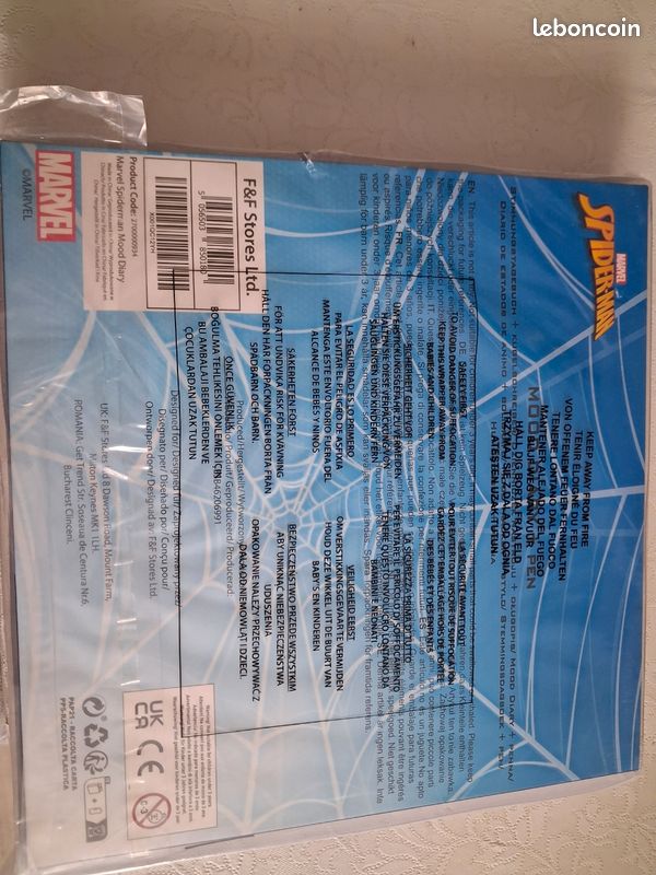 Journal Intime Marvel Spiderman – Carnet Secret Avec Stickers Et Stylo – Pour Enfants Et Ados – Rouge