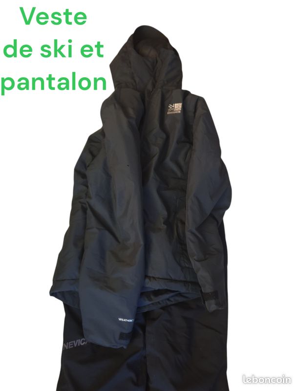 Ensemble veste pantalon et accessoires de ski 14 16 ans garçon