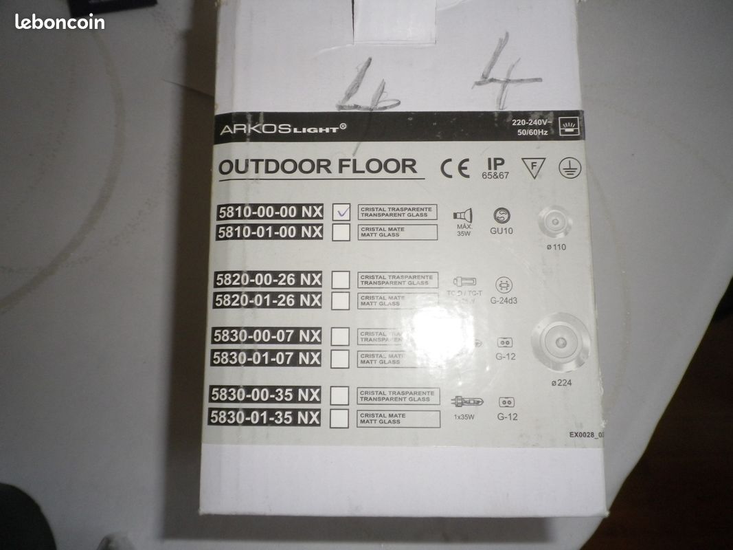 Spot de sol Extérieur ARKOS LIGHT IP67 GU10 (image 5)