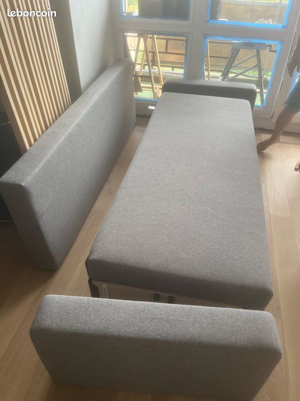 Canapé convertible gris ikea (image 7)