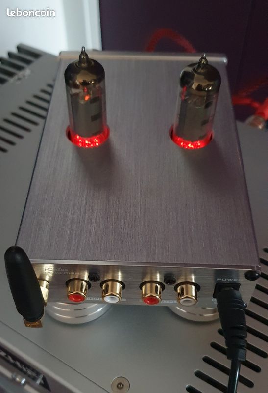 Préamplificateur à tubes FX-AUDIO TUBE-03 MKII Stéréo 6K4 Bluetooth 5.0 Argent (image 7)