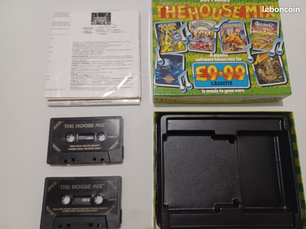 Sigma 7 Sur Cassette K7 Pour Commodore 64 - UBI Soft 1987 - Jeu Complet + Facture