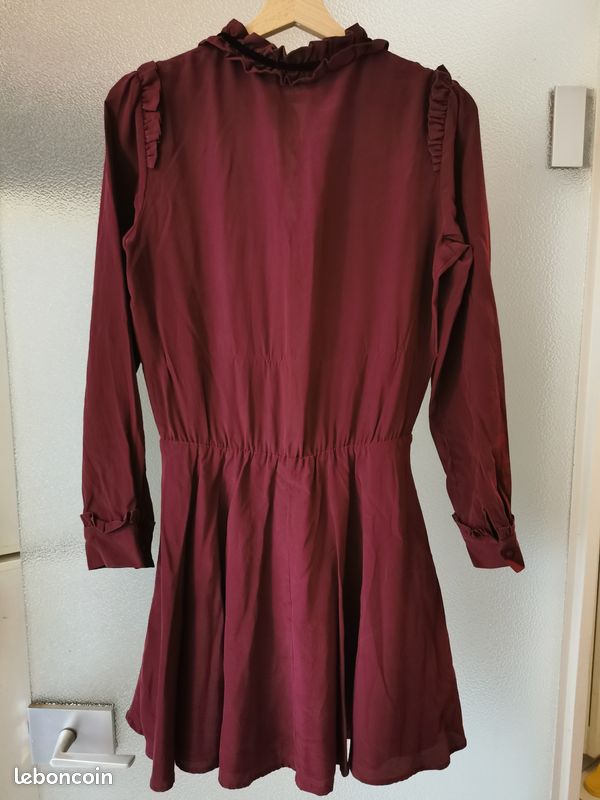 The Kooples robe bordeaux court (image 4)
