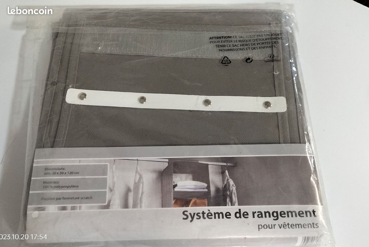 Penderie tissu vêtements - neuf (image 2)