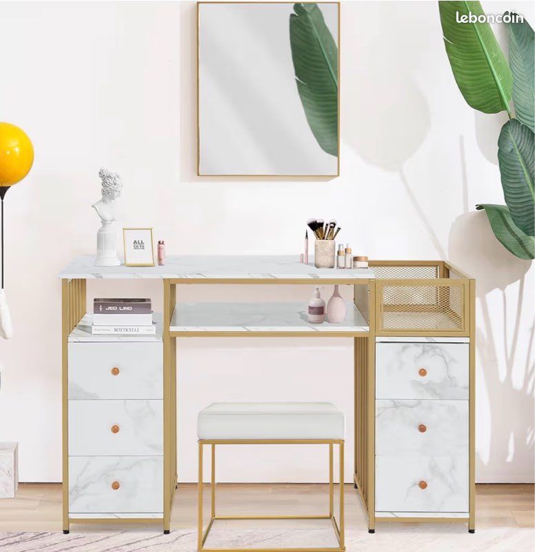 Coiffeuse/bureau moderne (image 2)
